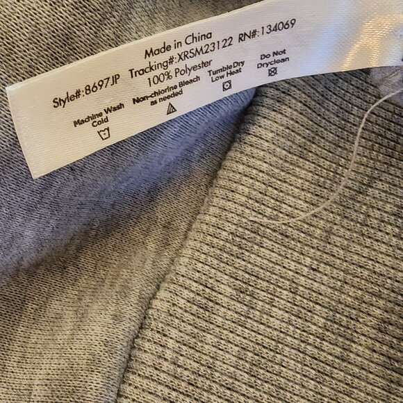 Life Rocks Gray Zip-Up Hoodie | Size Large - Picture 8 of 8